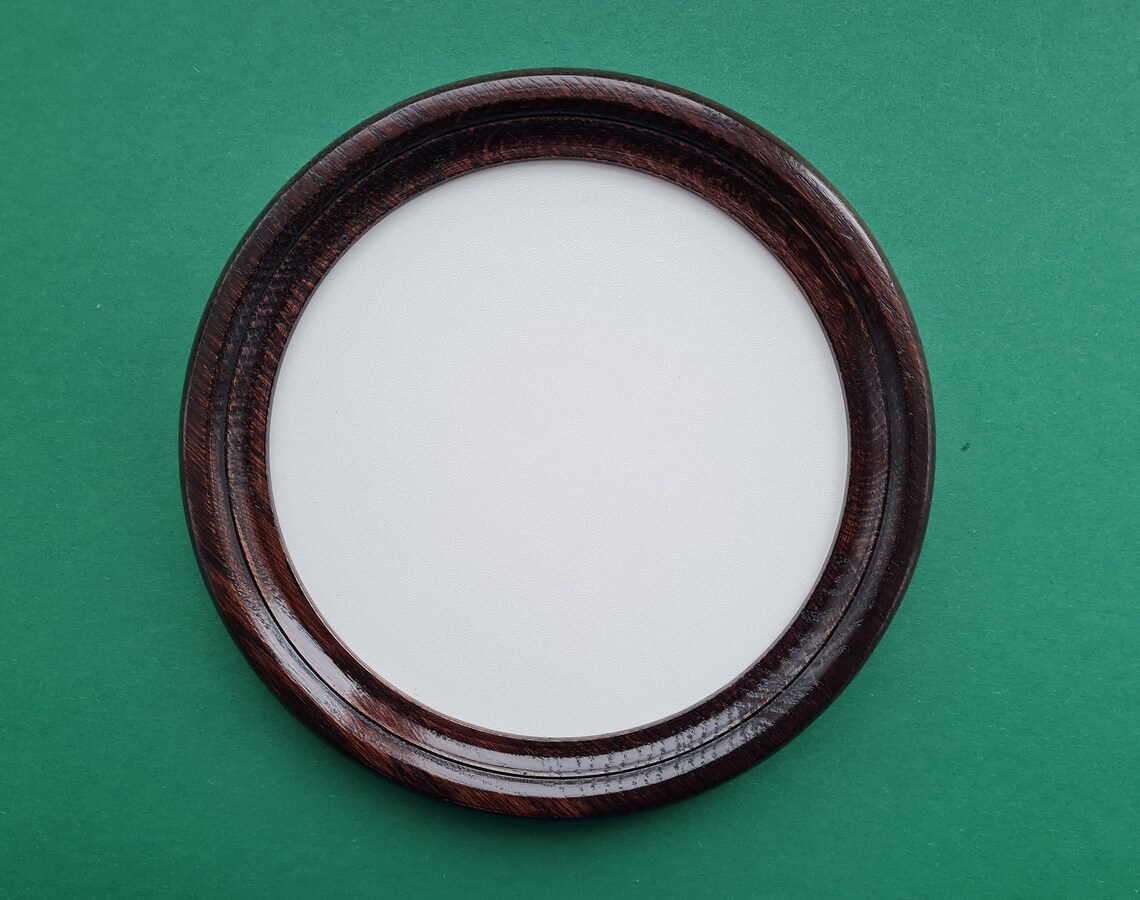 Wooden Round Frame Round Picture Frame Round Frame Choose Etsy