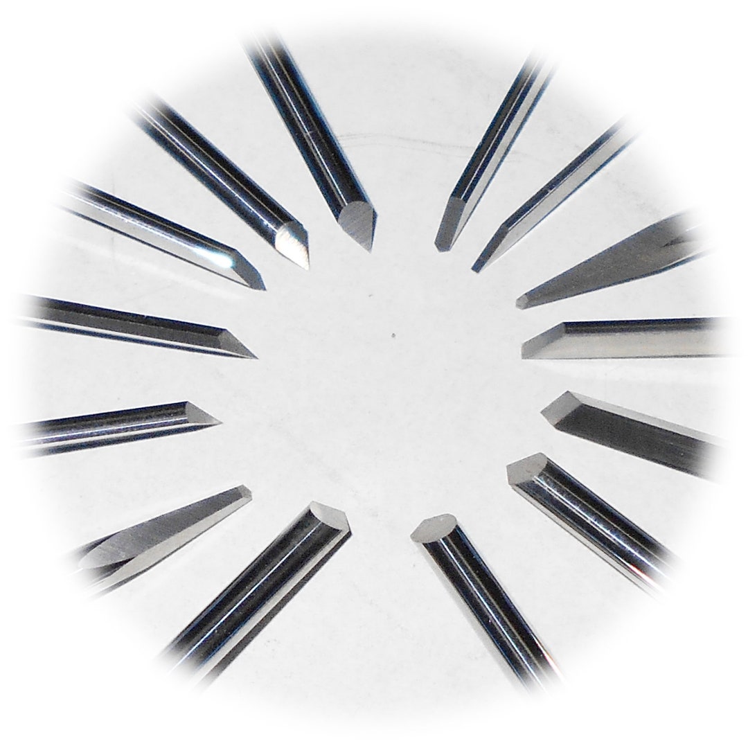 14 Piece Tungsten Carbide Graver Kit Etsy