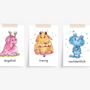 Glamifyr Gefühlskarten 56-tlg - Emotionskarten Für Kinder Ab 4 Jahren