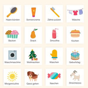 Cartões de rotina para crianças, plano semanal Montessori, cartões de rotina para imprimir, planejador de tarefas, cartões de rotina faça você mesmo para crianças, planejador semanal imagem 6
