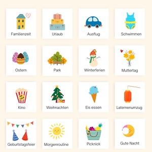 Cartões de rotina para crianças, plano semanal Montessori, cartões de rotina para imprimir, planejador de tarefas, cartões de rotina faça você mesmo para crianças, planejador semanal imagem 7