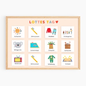 Plano diário personalizado para crianças, rotina Montessori para crianças, rotina diária para crianças, planejador diário para bebês e crianças em idade escolar, rotina matinal para crianças