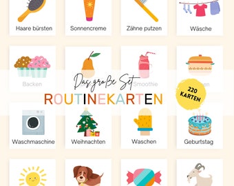 Routine cards for children, Montessori weekly plan, routine cards to print, task planner, DIY routine cards for children, weekly planner