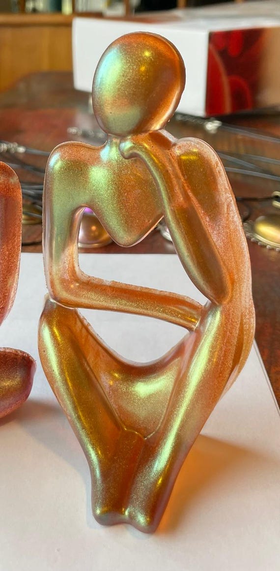 Resin Thinking Trio - Etsy