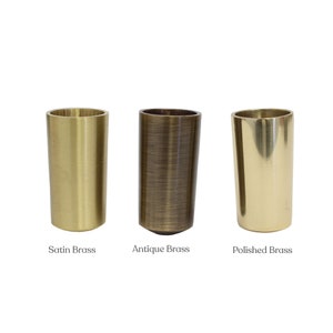 Picasso Brass Furniture Leg Tip