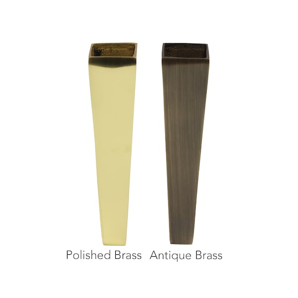 Asaba Tall Brass Furniture Leg Tip