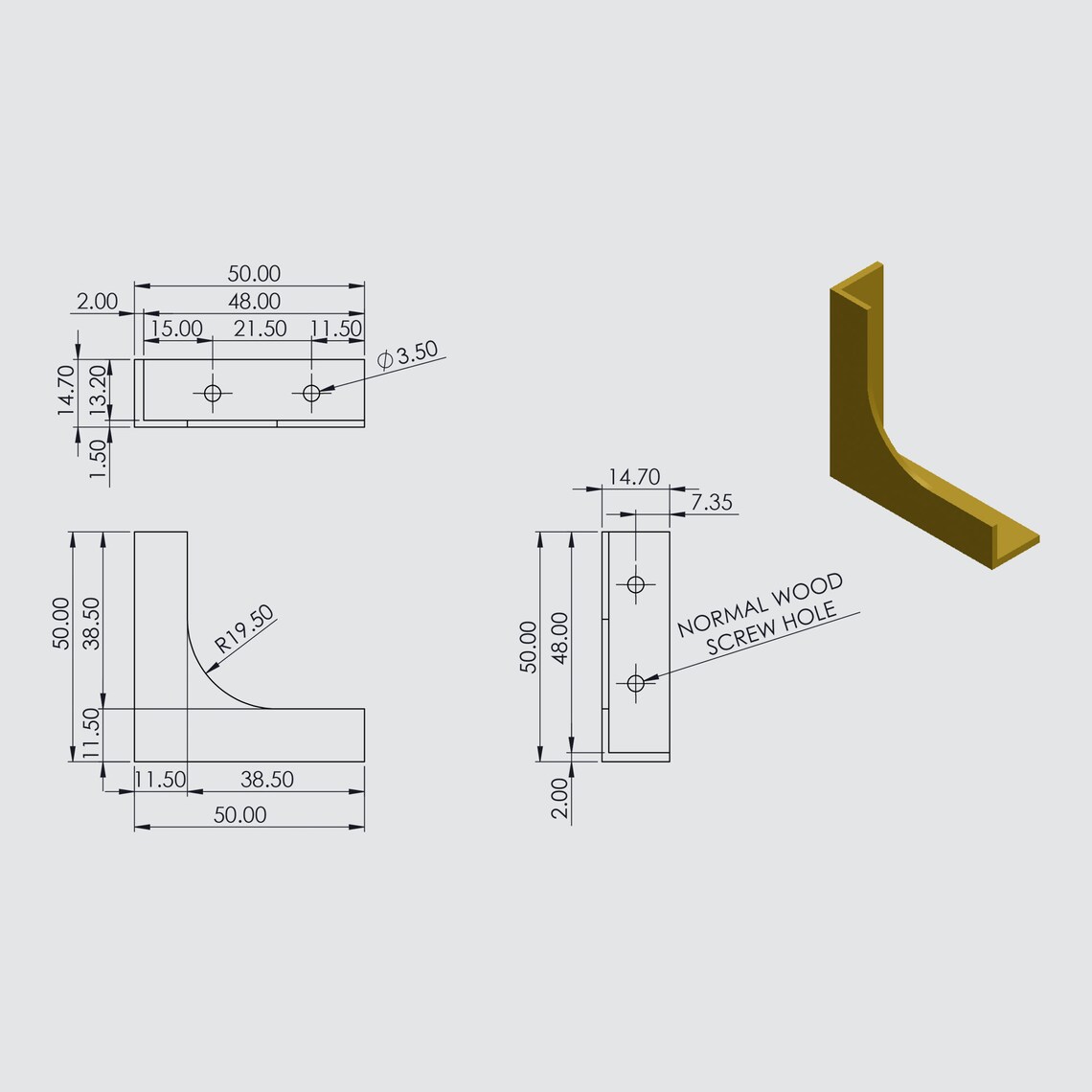 Quebec Solid Brass Table Corner Case Corner Box Corner Etsy
