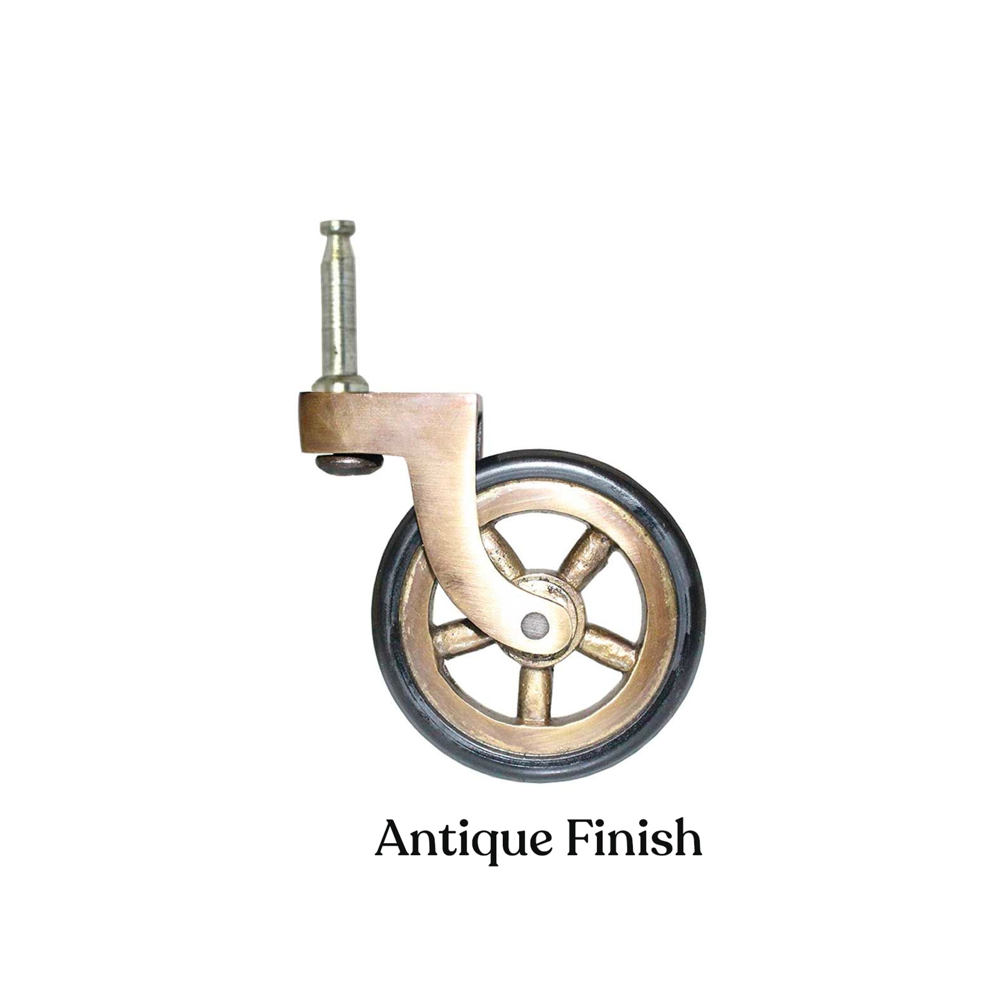 Vintage Antique and Brass Grip Neck Tea Trolley Castors Etsy UK