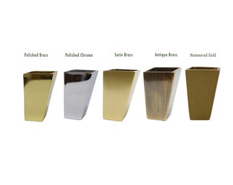Savoy Angled Brass Furniture Leg Tip