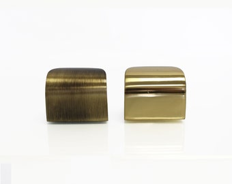 Modena Cabinet Pull, Solid Brass Pull, Contemporary Brass Pull