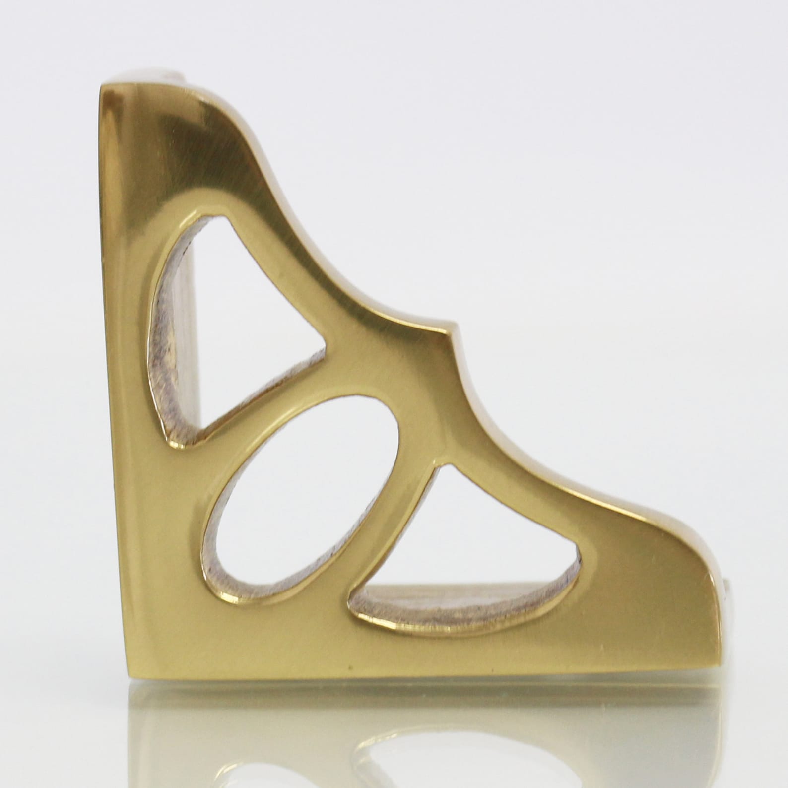 Ontario Solid Brass Table Corner, Case Corner, Box Corner, Vintage