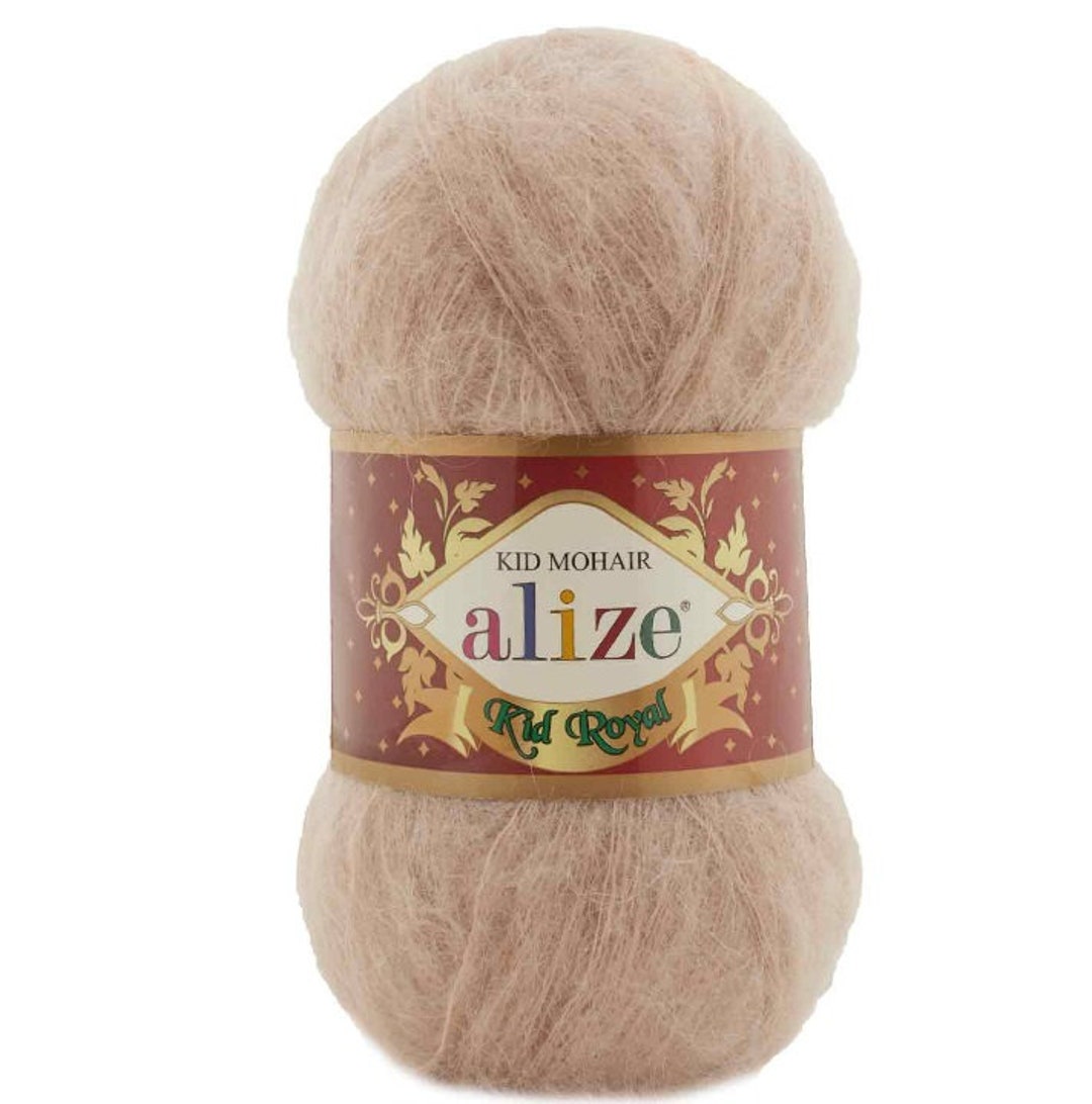 Alize Kid Royal Mohair, Blend Mohair, Soft Yarn, 5 Balls X 50 Gr ...