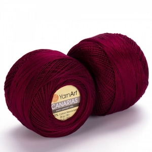 YarnArt Canarias yarn 100% mercerized cotton thread, High quality crochet yarn necklace yarn embroidery amigurumi thread crochet irish lace