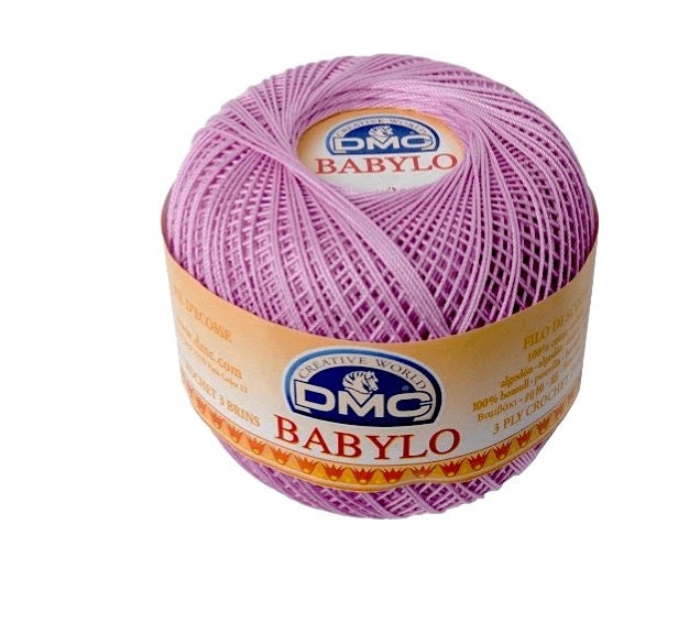 DMC BABYLO Crochet Cotton No.20, Crochet Thread Babylo 20, Babylo Size