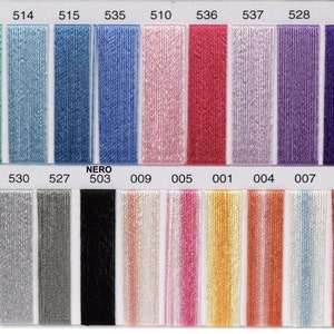 ISPE MARE, Italian Viscose Yarn, 100 % Rayon Knitting Yarn, Crochet Thread, Viscose Silk, Made in Italy, Soft Crochet Thread, High Quality image 9