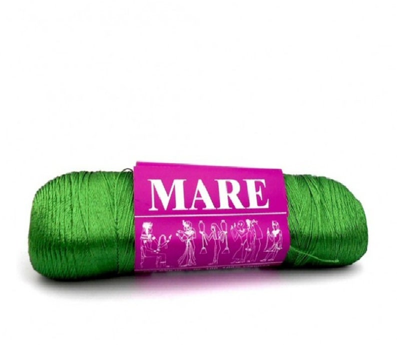 ISPE MARE, Italian Viscose Yarn, 100 % Rayon Knitting Yarn, Crochet Thread, Viscose Silk, Made in Italy, Soft Crochet Thread, High Quality image 7