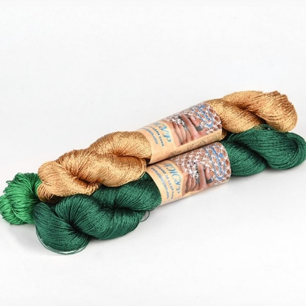 Viscose Silk Yarn, Rayon Viscose, Rayon Silk Yarn, Shiny Yarn, Lace Weight Yarn, Tassel thread, Jewellery Yarn, Soft Yarn, Made in Bulgaria