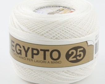 Hilo de encaje irlandés 100 % algodón mercerizado Egypto 25 Mafil de alta calidad.