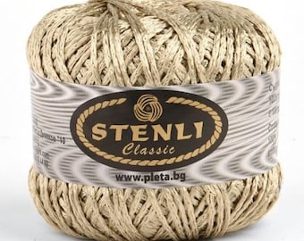 Stenli classic viscose yarn, vegan silk yarn,  embroidery thread, sIlky viscose satin yarn