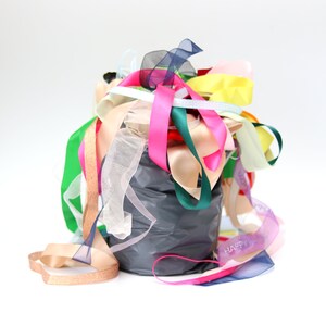 Mystery Ribbon Grab Bag, Assorted Ribbon Bundle Bag, Large Ribbon offcuts Craft,