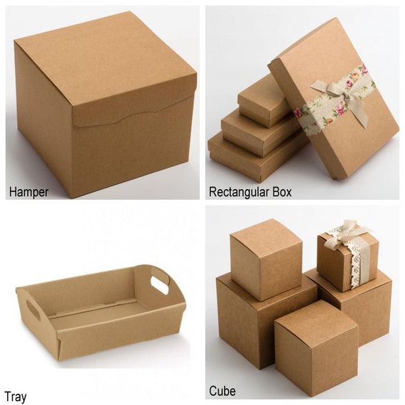 Rustic Kraft Cube Box PACK OF 10 Wedding Favour Gift Natural 35497 Rustic Kraft Cube Box PACK OF 10 Wedding Favour Gift Natural 35497