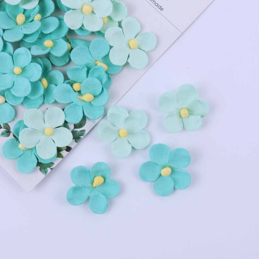 Papercraft Flowers, Handmade Craft Flowers, Mixed Flower Papercrafts, Craft Supplies, Flower