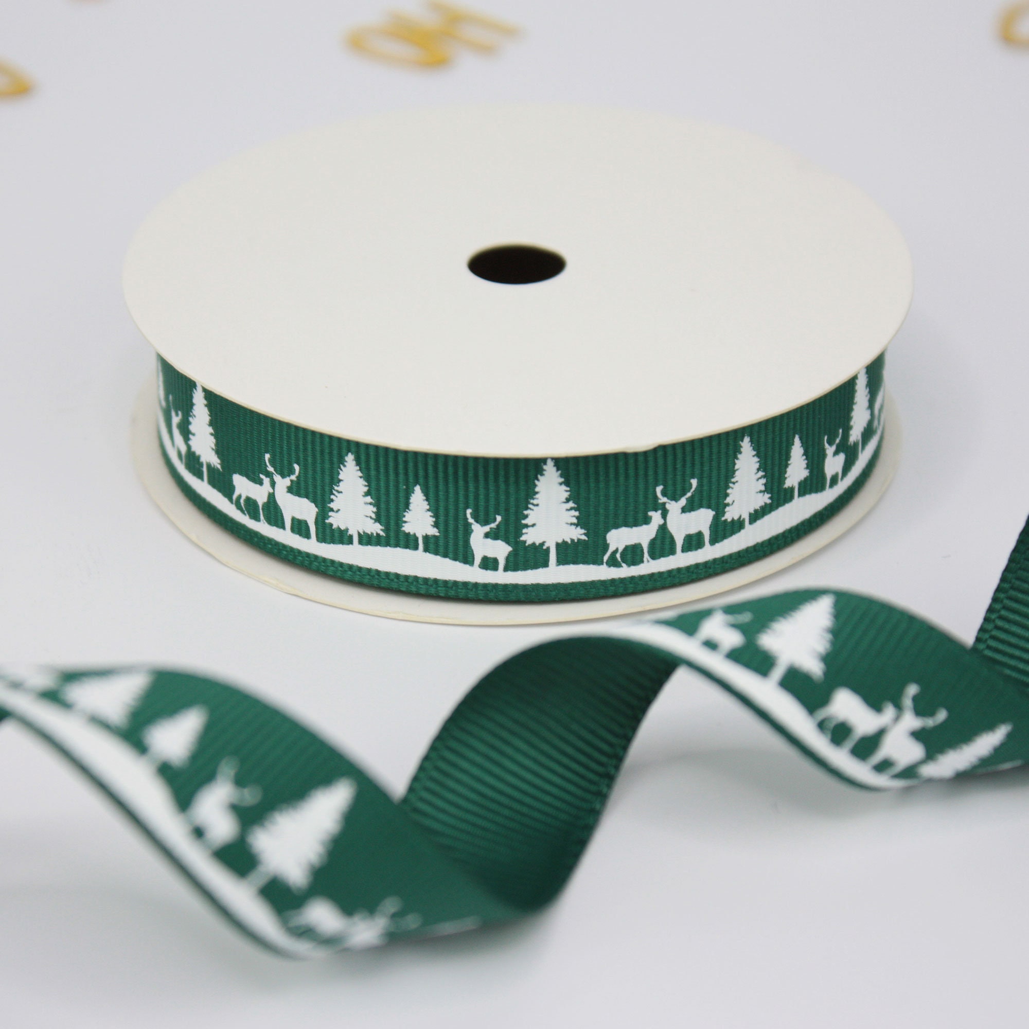 Christmas Ribbon 5m Reel Gift Wrapping Christmas Ribbon 5 - Etsy UK