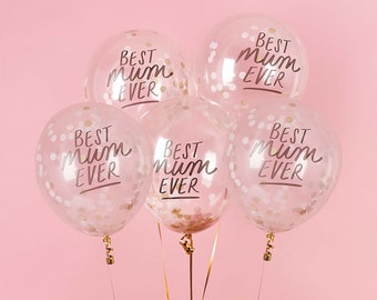 16" Rose gold Happy Mothers Day Balloons Party Supplies Decor I Love Mom Mum UK 16" Rose gold Happy Mothers Day Balloons Party Supplies Decor I Love Mom Mum UK