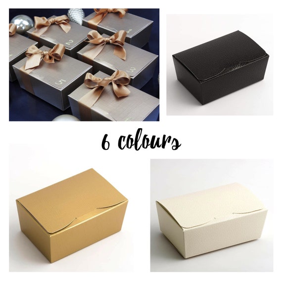 Ballotin Boxes Pack of 10 Chocolate Wedding Favour Truffle Box 