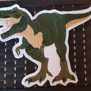 XXL - T-Rex Dino - Dinosaur, application, patch for school bag, shirt, bag, pillow, etc