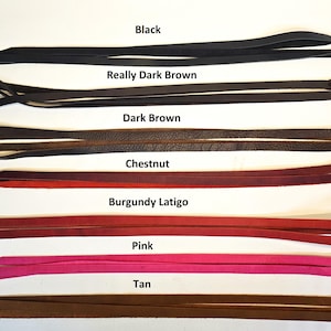 Leather Saddle Strings