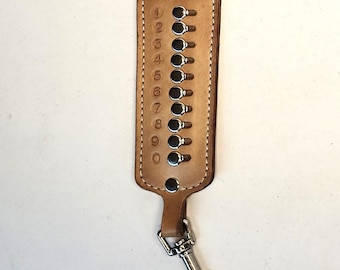 Leather Ten Pen Cattle Counter