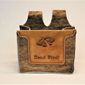 Hair-On Leder Muscheltasche