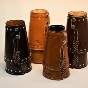 Leather Wrist Cuffs