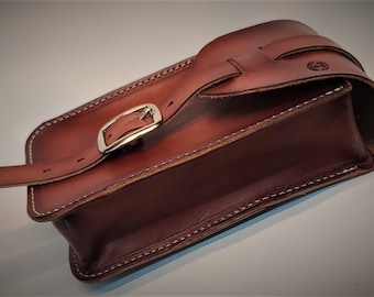 Leather Billet Bag, Saddle Bag,