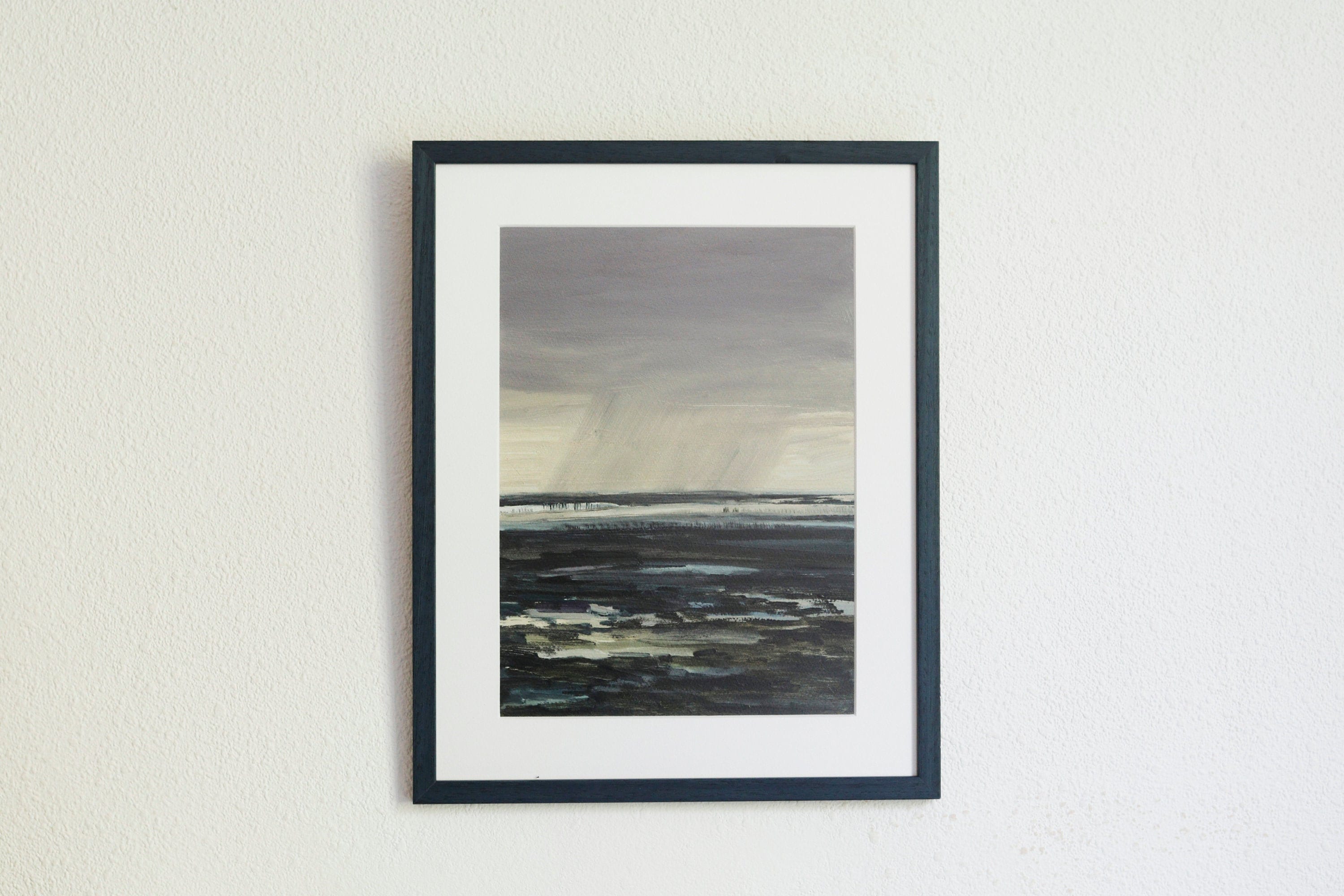 Framed landscapedark landscape original art landscape wall Etsy