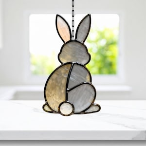 Stained Glass Bunny - Etsy