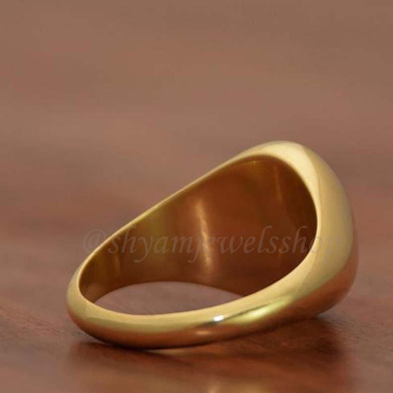 Black onyx ring gemstone ring cab stone ring 925 sterling silver ring mens ring signet ring gold plated ring husband gift wedding ring