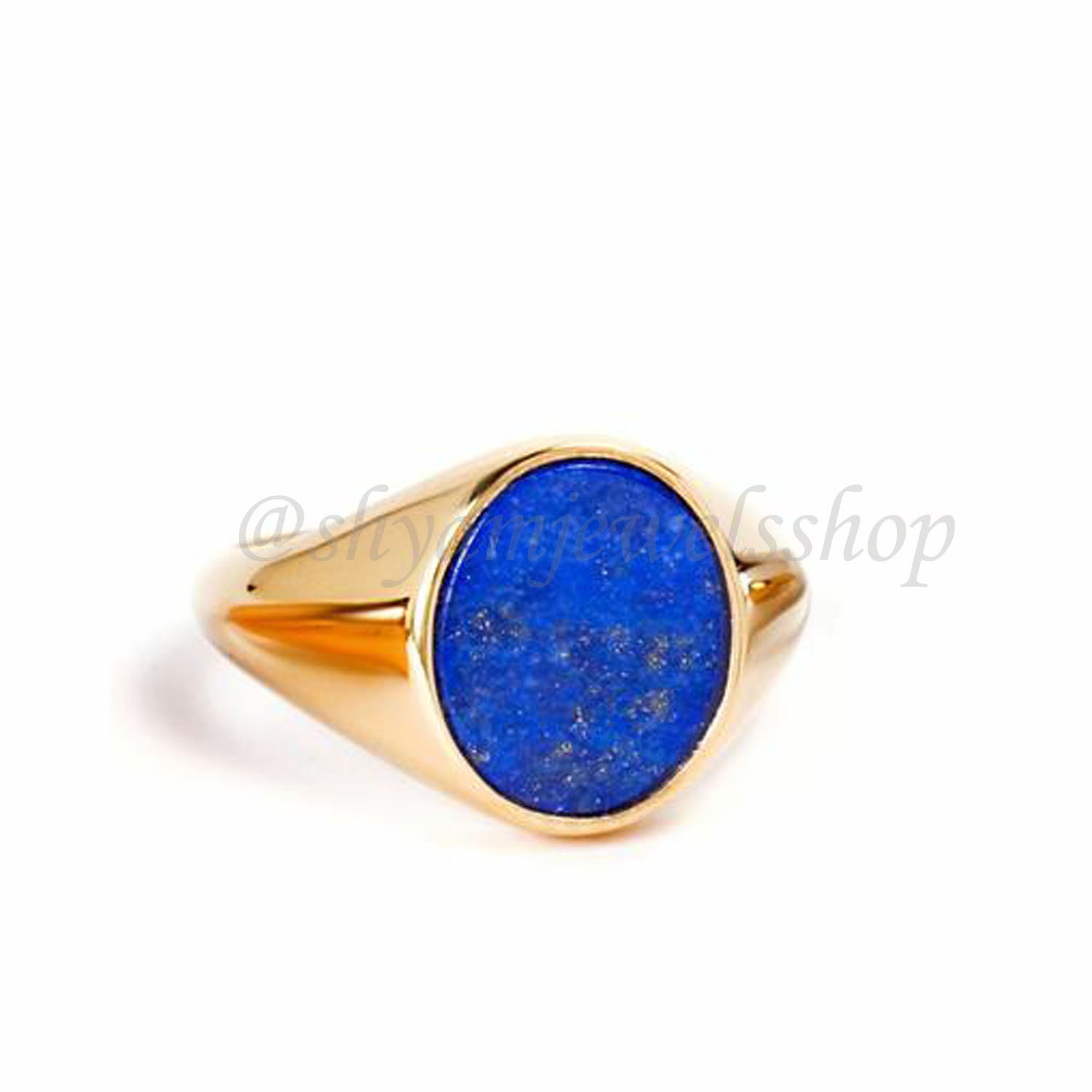 AAA lapis lazuli gemstone ring silver stone ring 925 sterling Etsy