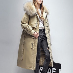 Down top lined coats