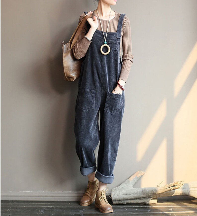 corduroy loose pants