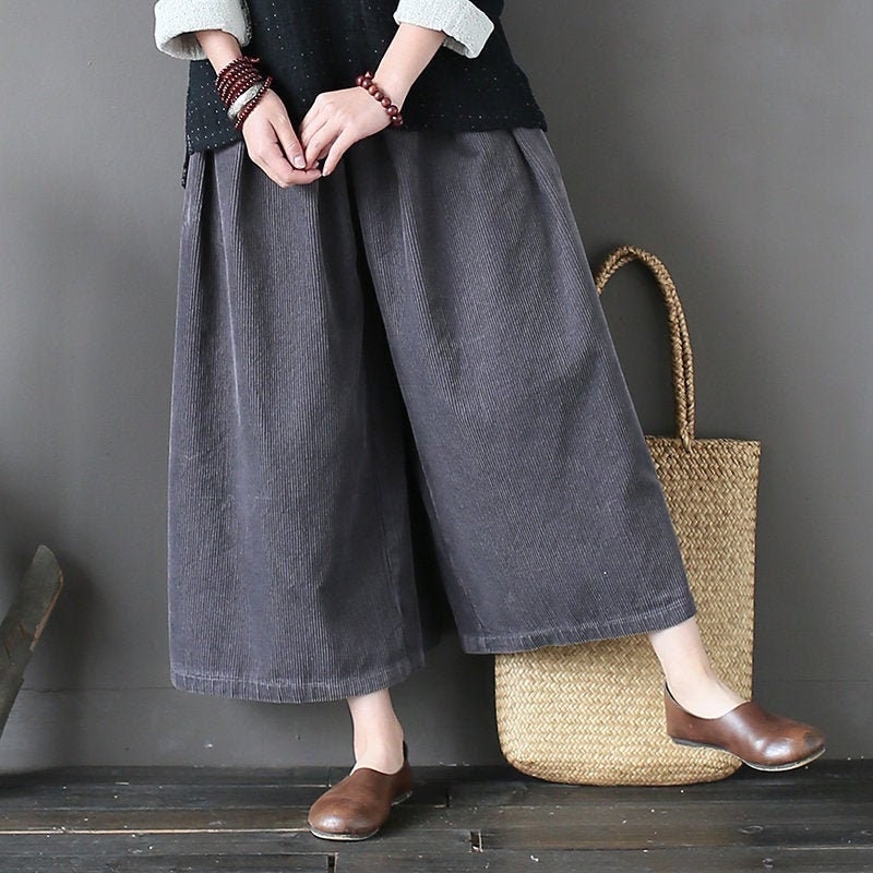 Linen Pants wels in MAXI Length / Wide Leg Maxi Pants / Skirt
