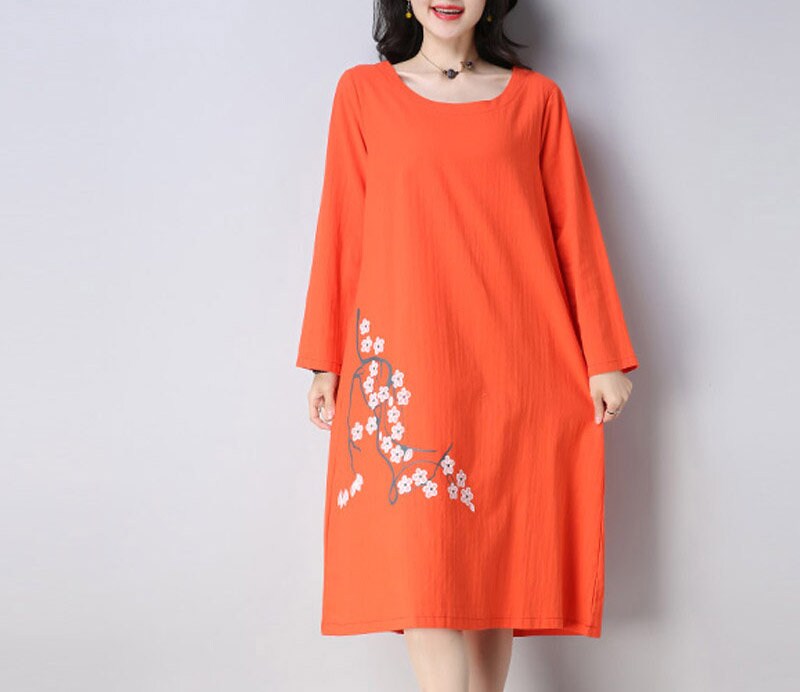 Embroidery Casual Wear Crew Neck Half Sleeve Tunics