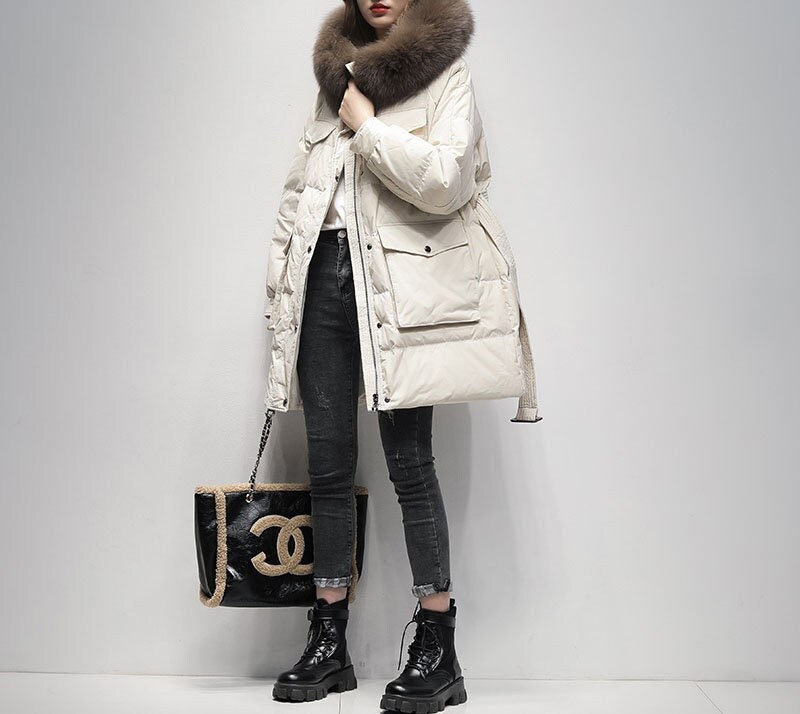 ジャケット・アウター MISTREASS Eco Fur Collarless Lady Coat Collarless Fur Coat - Etsy