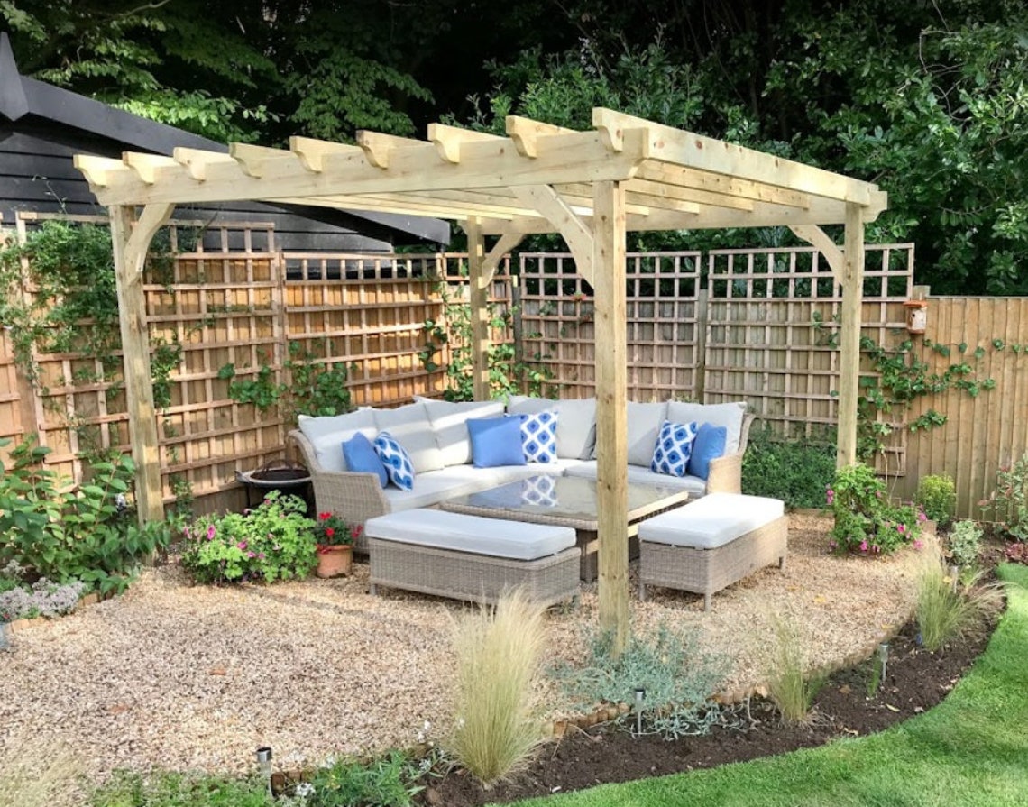 MERCIA3m x 4m Pressure Treated Pergola