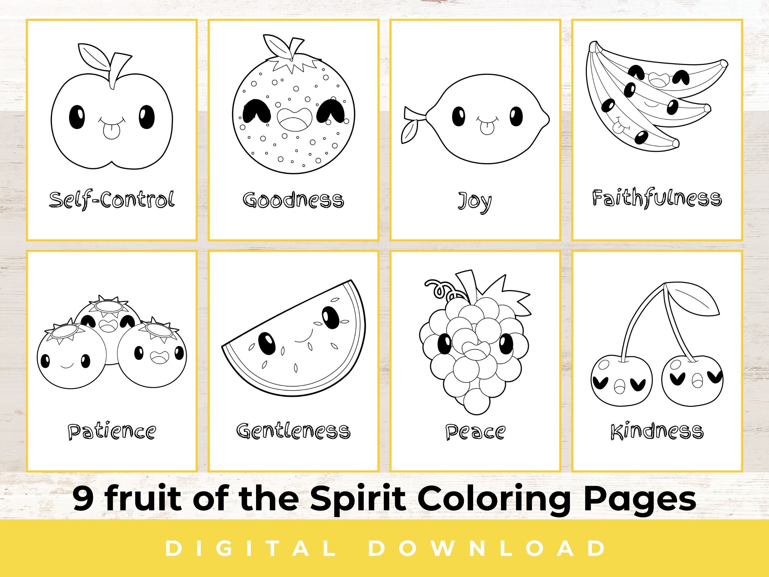 Fruit of the Spirit Activity Fruit of the Spirit Printables Fruit Fruit of the Spirit Activity Fruit of the Spirit Printables Fruit
