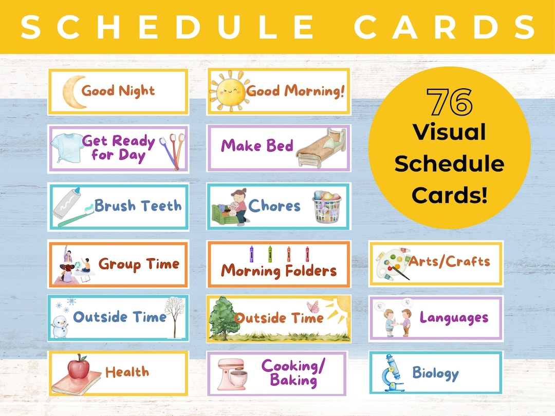 schedule-cards-visual-schedule-cards-routine-cards-visual-schedule