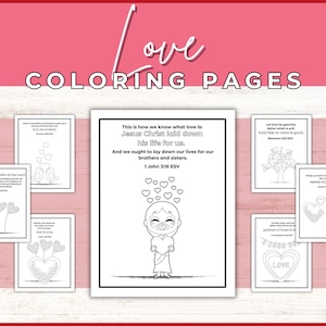 Love Coloring Pages | Valentine Coloring Pages | Kids Coloring Pages