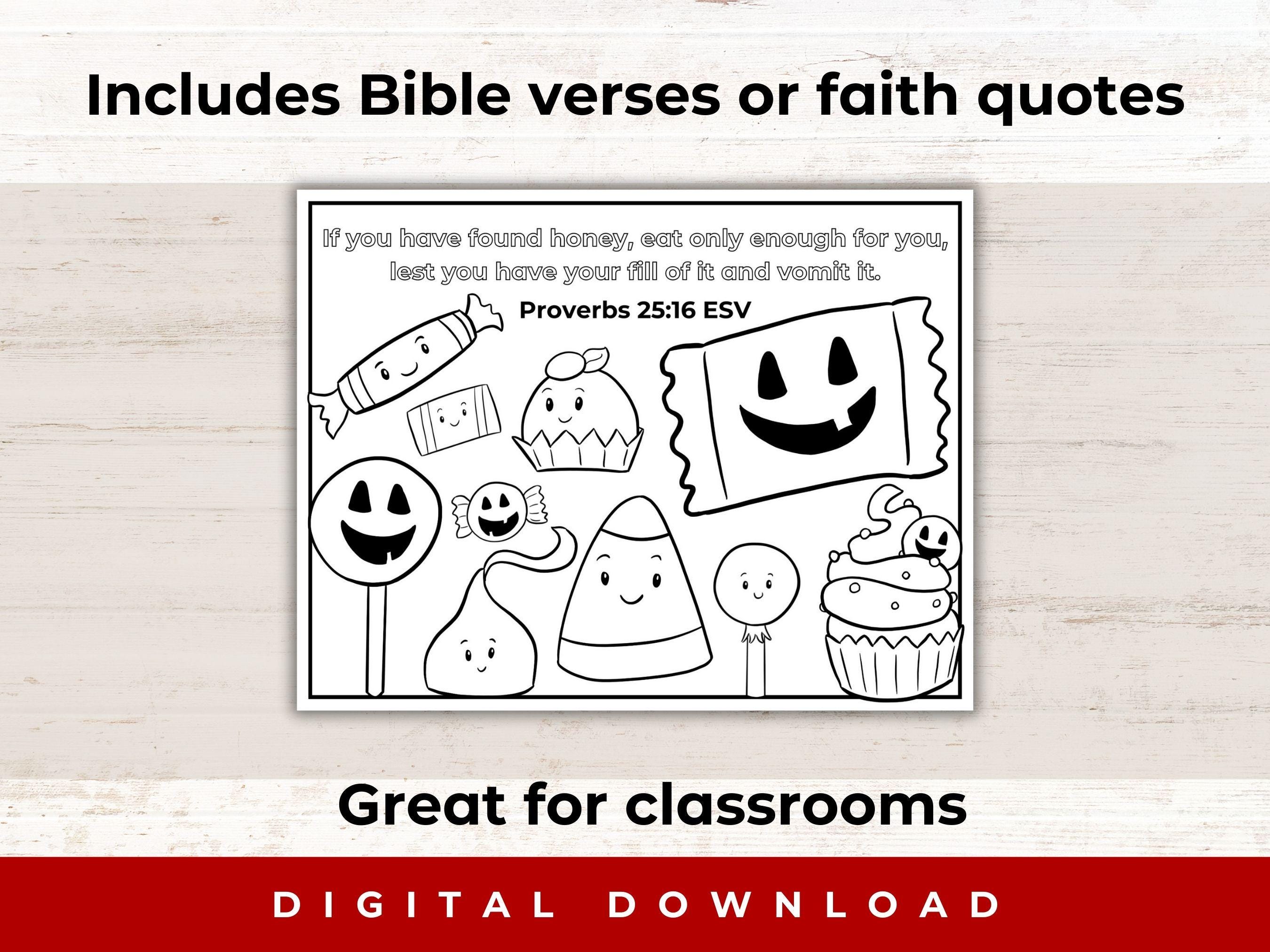Christian Halloween Coloring Pages | Fall Coloring Pages | Fall ...