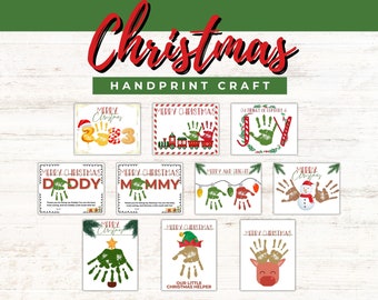 Christmas Handprint Craft | Christmas Crafts for Kids | Christmas Handprint Art | Preschool Craft | Christmas Craft | Gift |